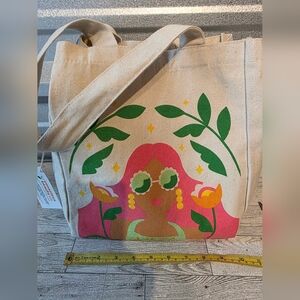 Ulta Stylish Canvas Tote Bag with Artistic Design